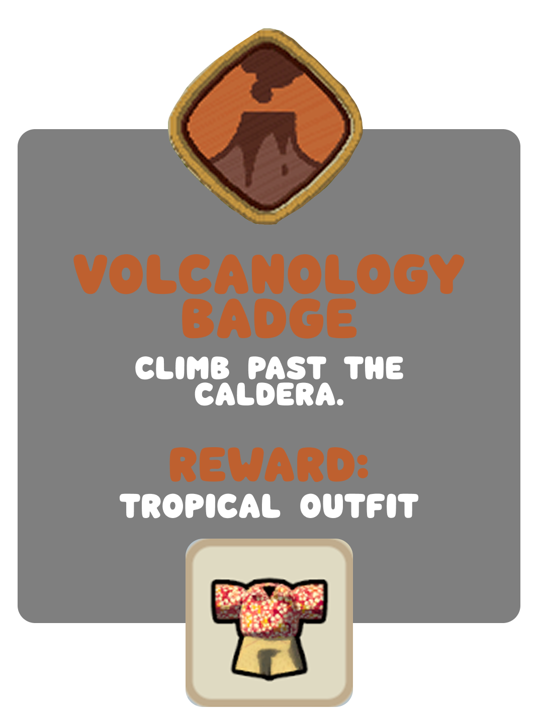 The Volcanology Badge