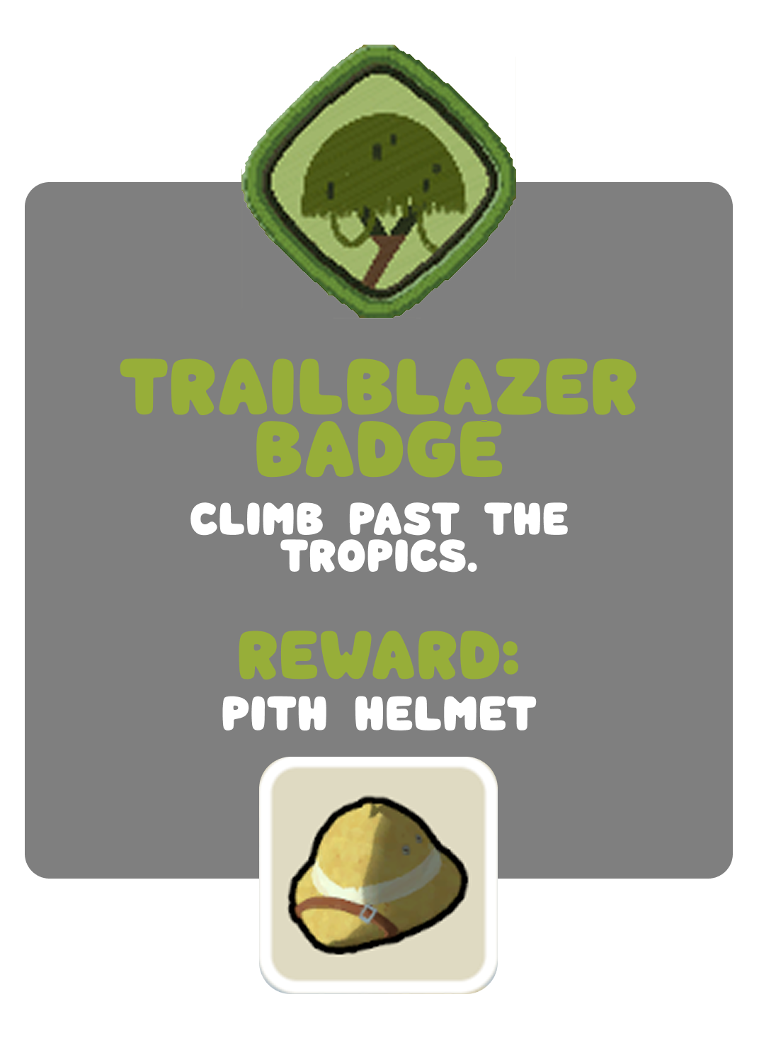 The Trailblazer Badge