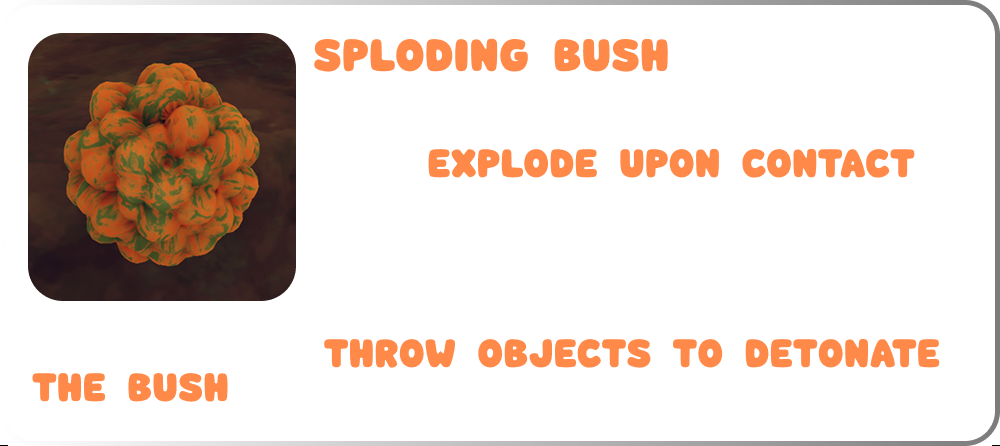 PEAK Sploding Bush