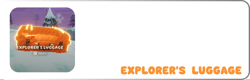 PEAK Explorer's Luggage